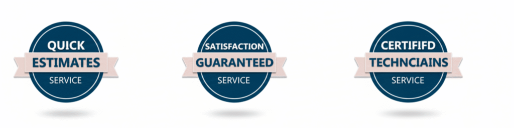 Quick Estimates badge for window and door repair