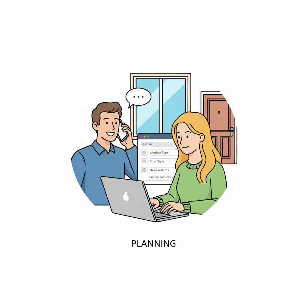 Scheduling free consultation for window and door repair in Sotogrande